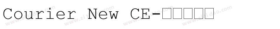 Courier New CE字体转换